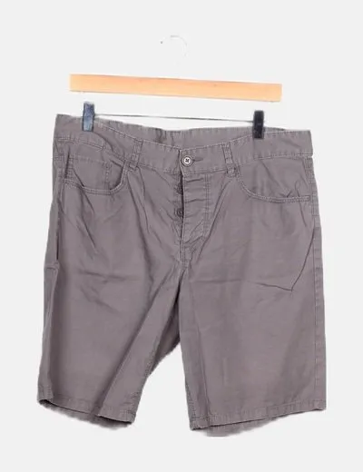 Benetton Bermuda gris básica