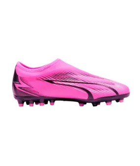 Botas de fútbol Puma Ultra Match L MG Infantil Rosa