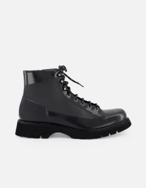 Botín de cordones en piel florantik color negro para hombre