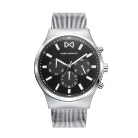 Reloj de Hombre Mark Maddox Marais, multifunción , acero con malla milanesa