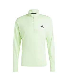 Sudadera de Fitness adidas Essentials Tr-Es 1I4 Zip Hombre Verde
