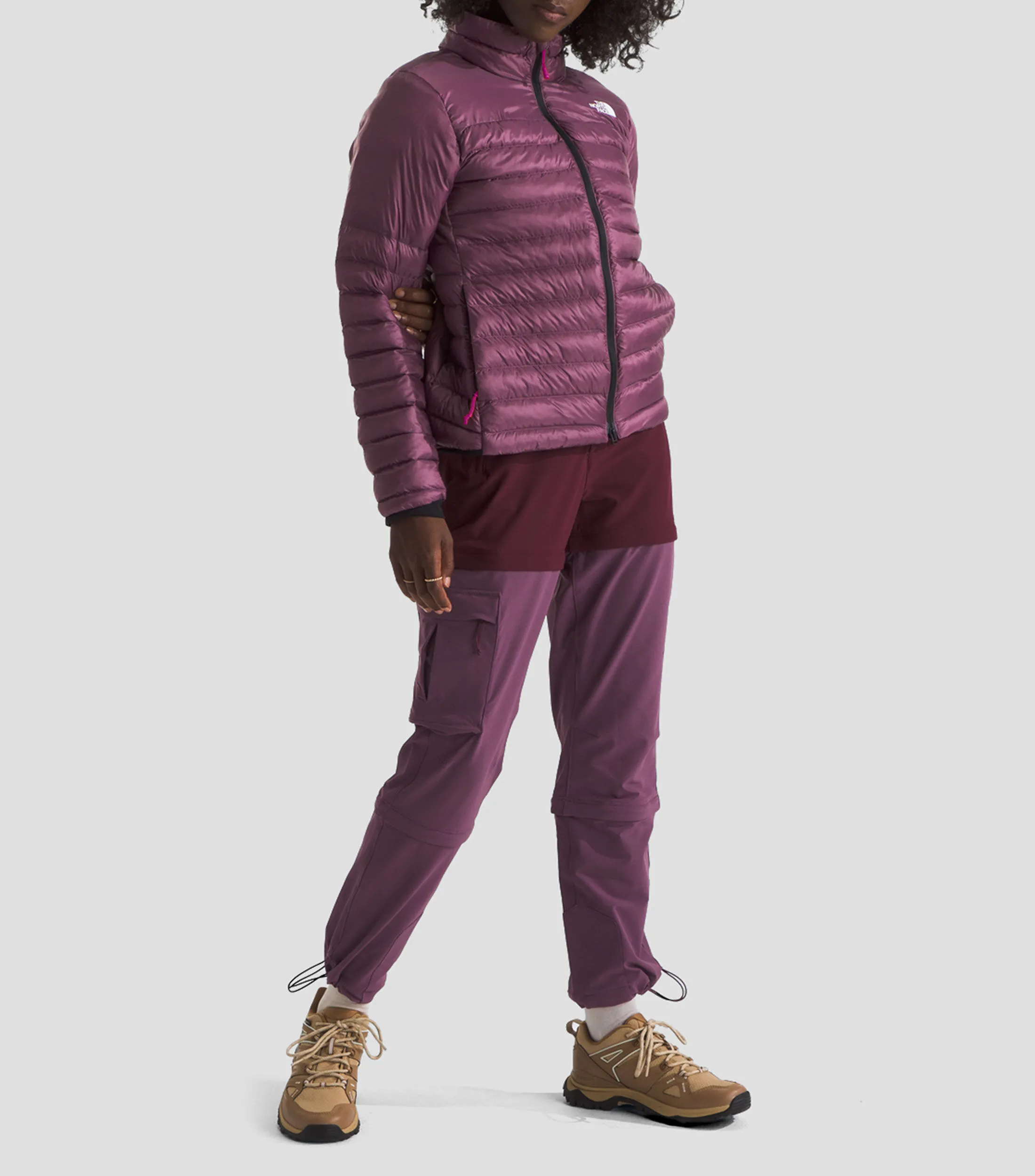 The North Face Chamarra Puffer capitonada Mujer