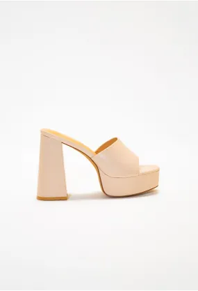 Zapato zueco plataforma